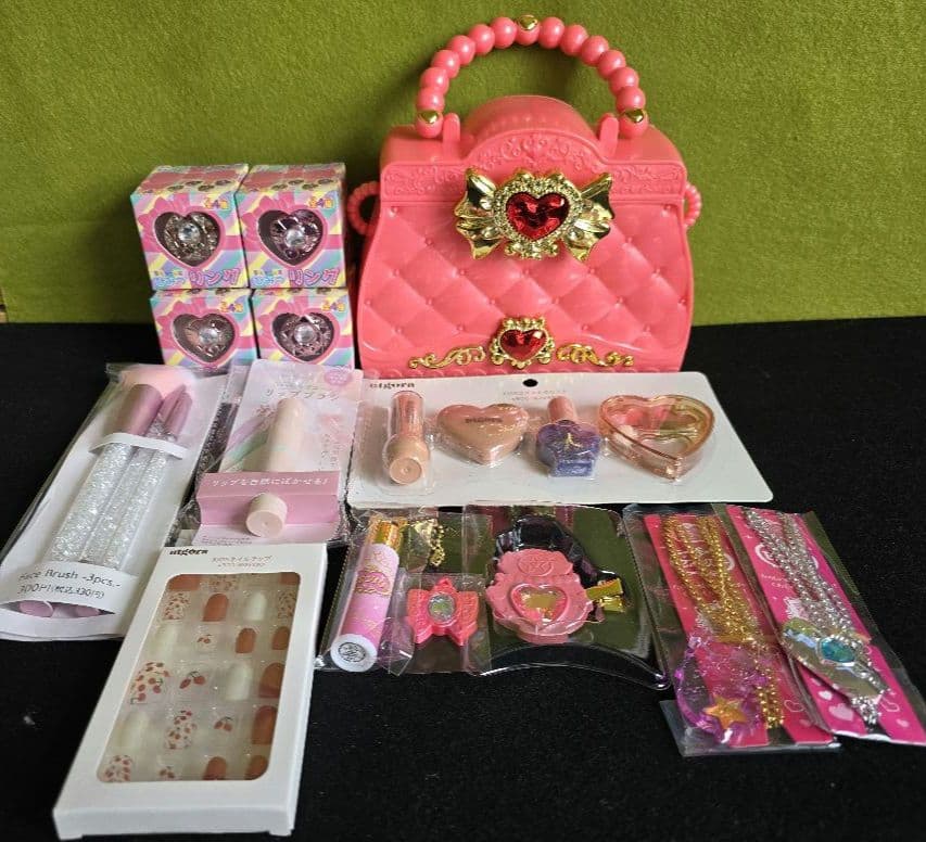 KIDS　コスメセット　セボンスター　プリンセストートバッグ　ひみつリング