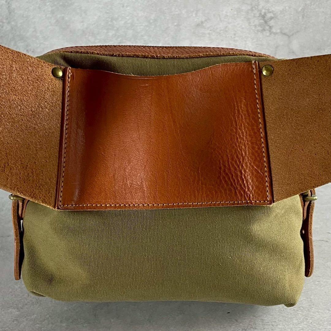 極美品✨ イルビゾンテ ウエストバッグ ボディバッグ レザー 斜め掛け