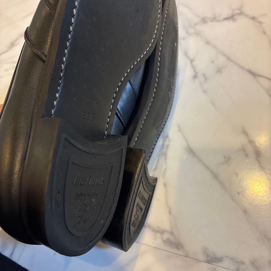 スコッチグレイン HIROKAWA 黒 ローファー