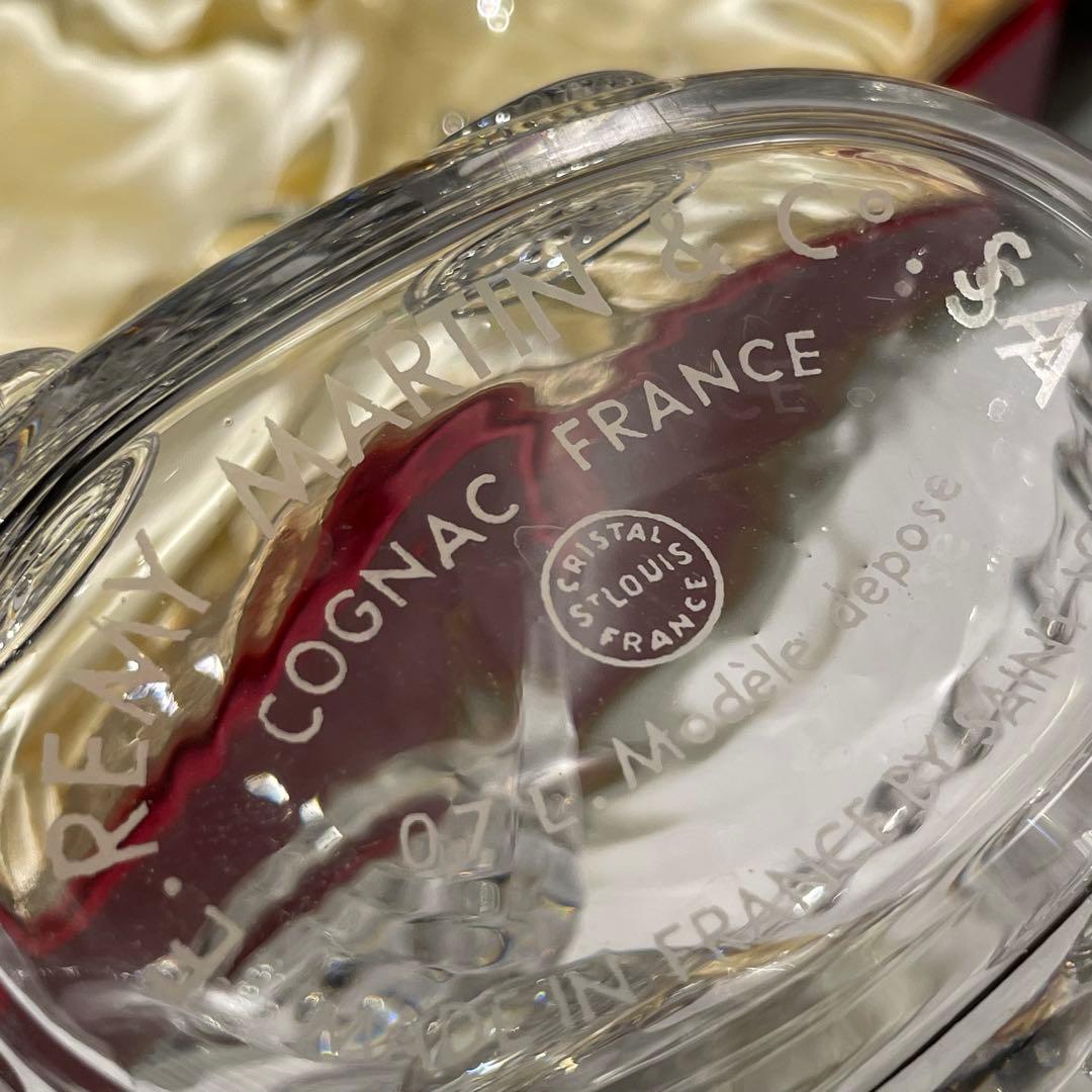 ⑤ Baccarat レミーマルタン ルイ13世 グラス　空瓶 バカラ　箱入り