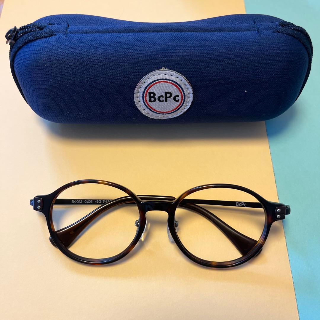 BcPc BK-022 ブラウンフレーム メガネ