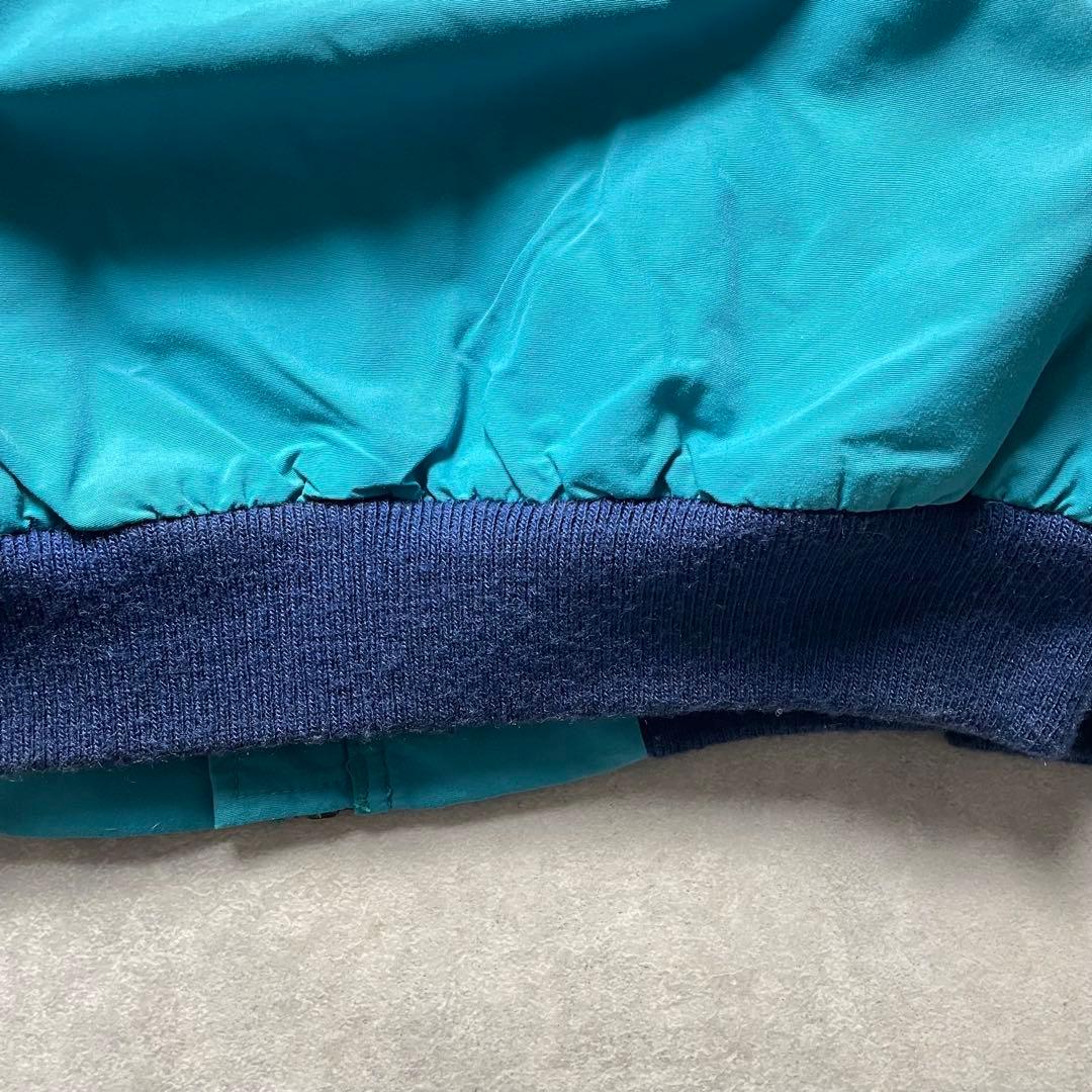 80s L.L.Beanナイロンジャケットグリーンウォームアップシェルドシンチラ