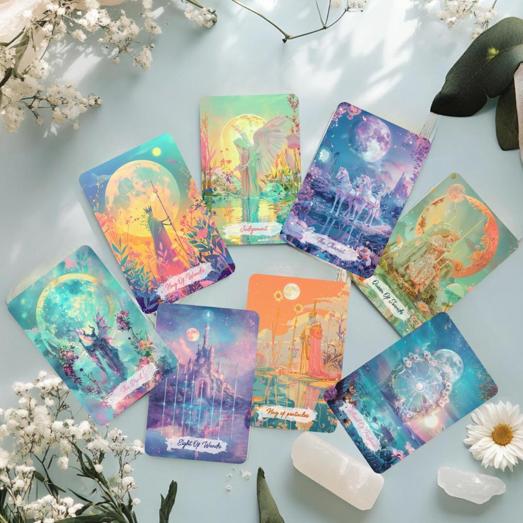 【正規品タロットカード】魔法のような色調✨柔らかなカラーのドリームデッキ