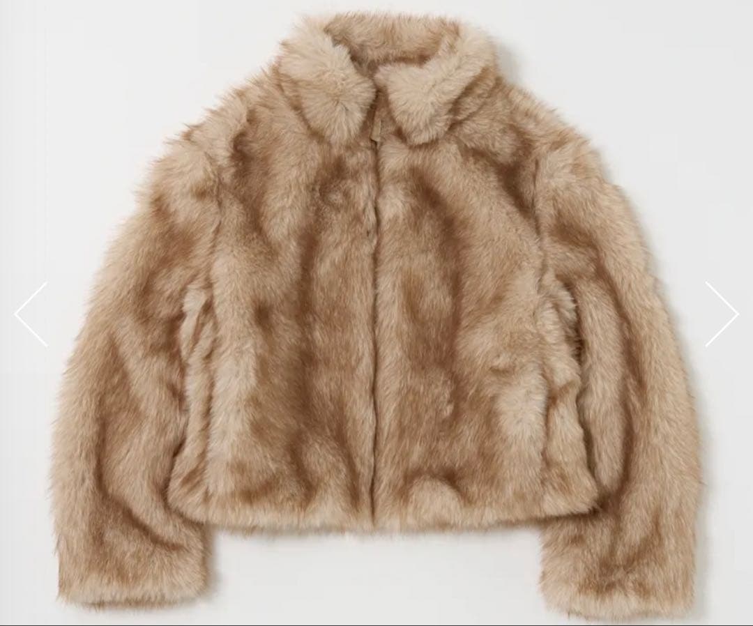 F/FUR STAND COLLAR ジャケット