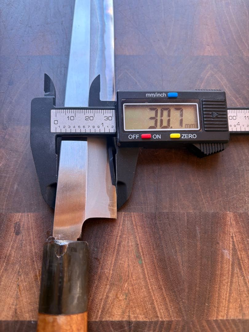 正本　築地　霞　秀　青鋼　柳刃　270mm 9寸　包丁　刺身　和包丁　本職