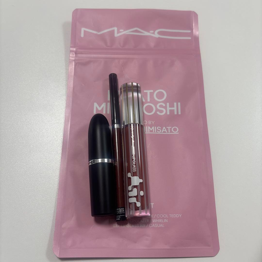 mac 水越みさと　コラボ　リップコンボ　ピンク
