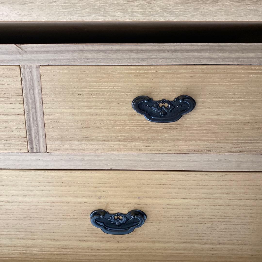 鎌倉彫り　佐藤恵仙作品　桐タンス　和箪笥　着物保管　高級