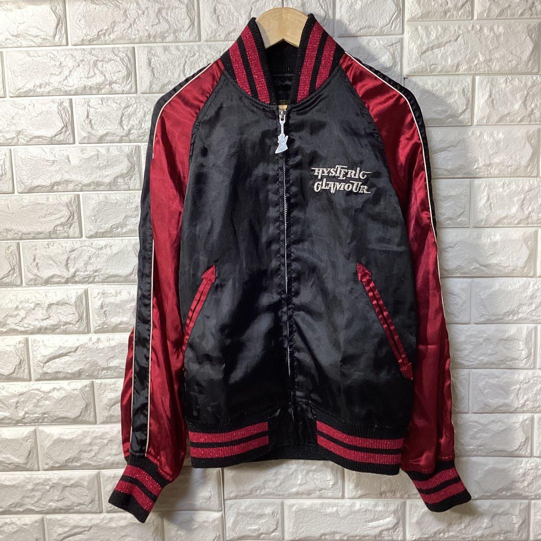 ヒステリックグラマー　バイクガール刺繍スカジャン