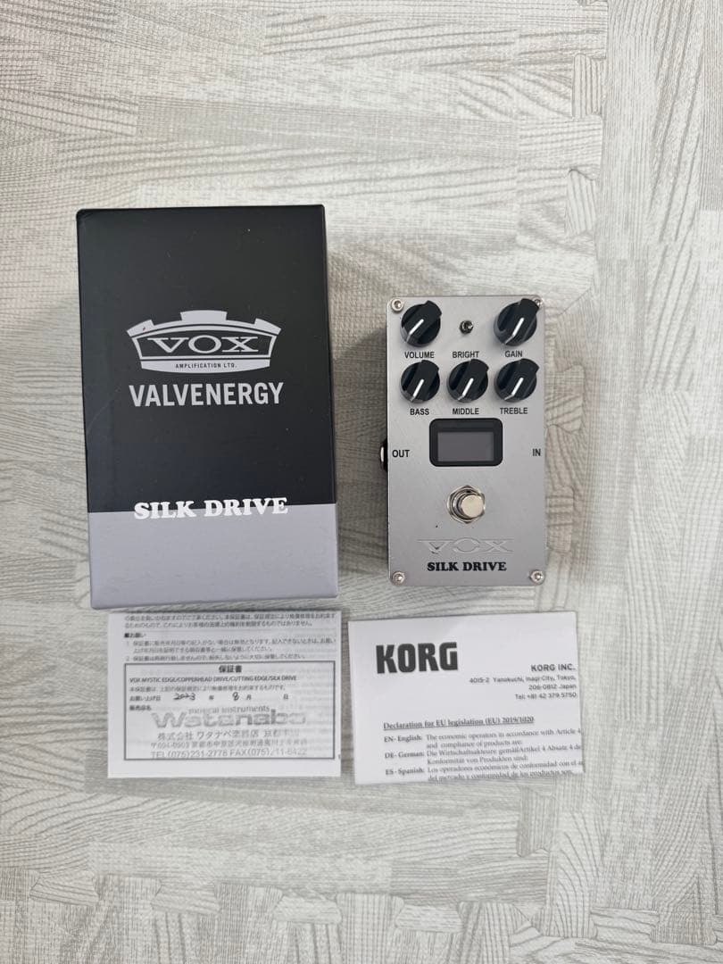 VOX Valvenergy SILK DRIVE ギターエフェクター