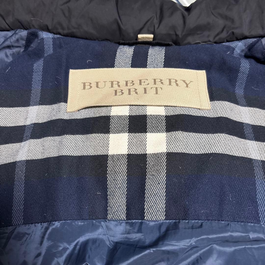 美品　BURBERRY BRIT バーバリー　ダウンジャケット メンズ　M