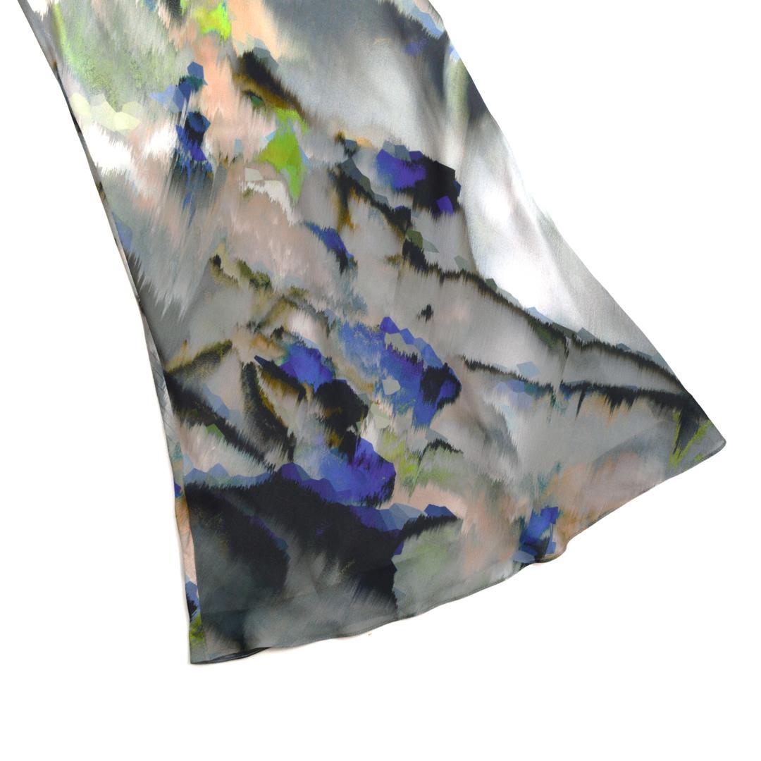 【美品】GIORGIO ARMANIジョルジオアルマーニ イタリア製シルクドレス