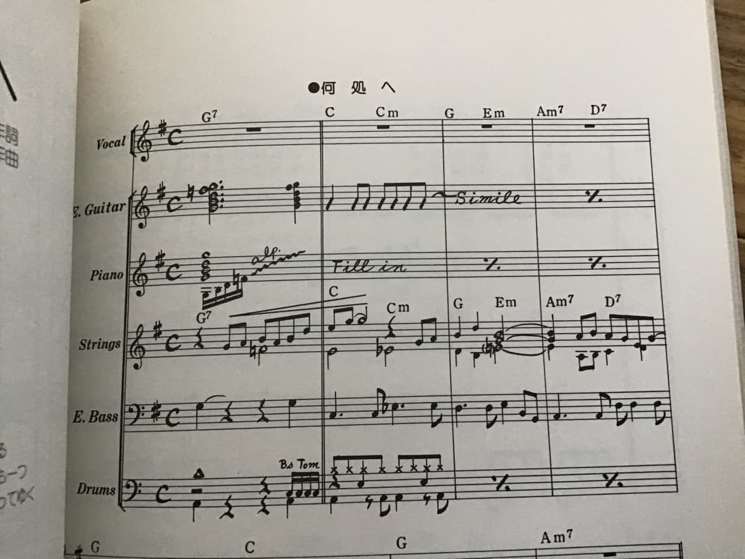 ★楽譜/アリス/アリスの世界/バンドスコア/谷村新司/堀内孝雄/1978年