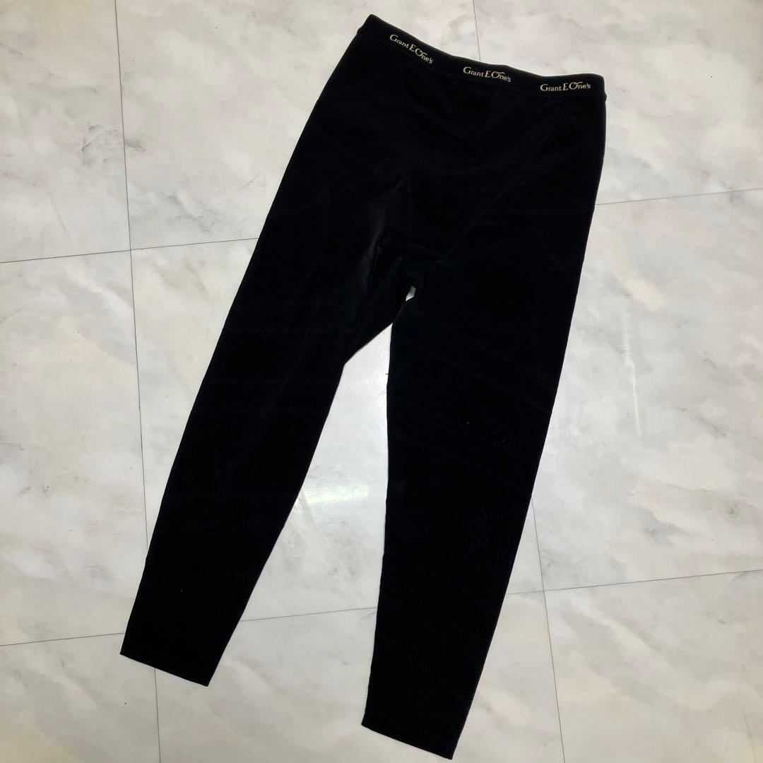 未使用⭐︎グラントイーワンズ LALA ドレナージュスパッツ　82 黒　光電子繊維