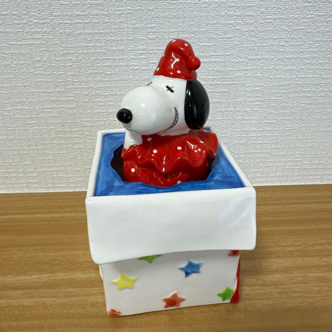 スヌーピー schmid オルゴール　ピエロ　snoopy peanuts