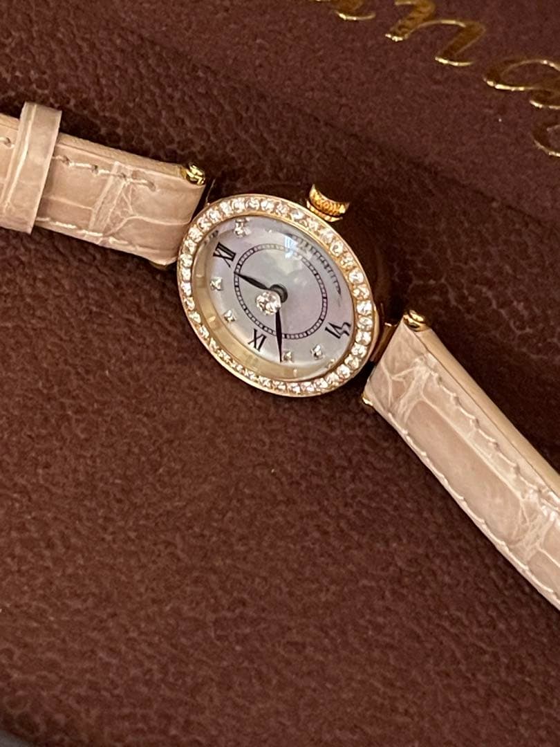 稼働品 ルナージュ　ダイヤモンド0.50CT 腕時計　旭ダイヤモンド　保証書付き