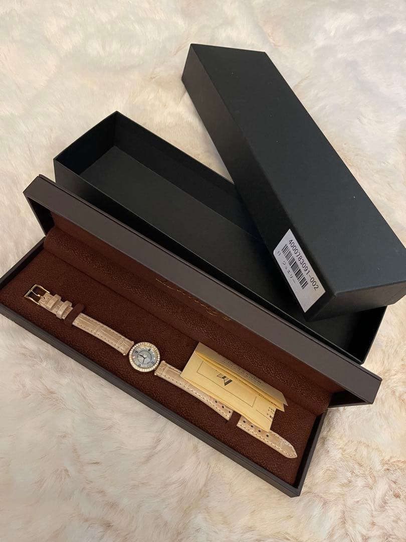 稼働品 ルナージュ　ダイヤモンド0.50CT 腕時計　旭ダイヤモンド　保証書付き