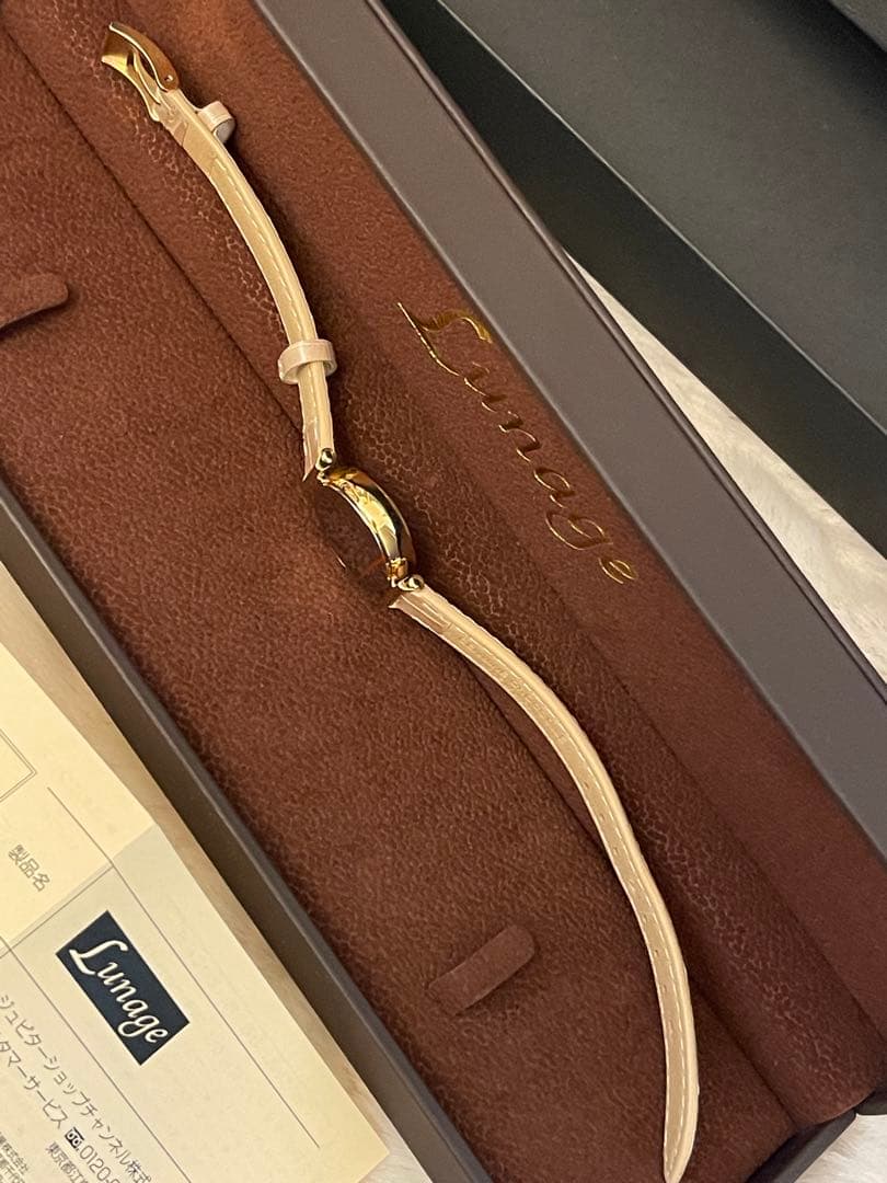 稼働品 ルナージュ　ダイヤモンド0.50CT 腕時計　旭ダイヤモンド　保証書付き