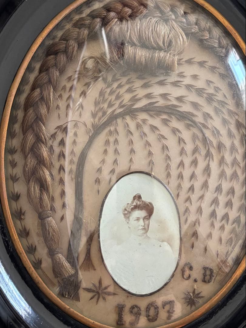 ルリケール　ヘアアート　ゴシック調　1900年製　フランス　アンティーク