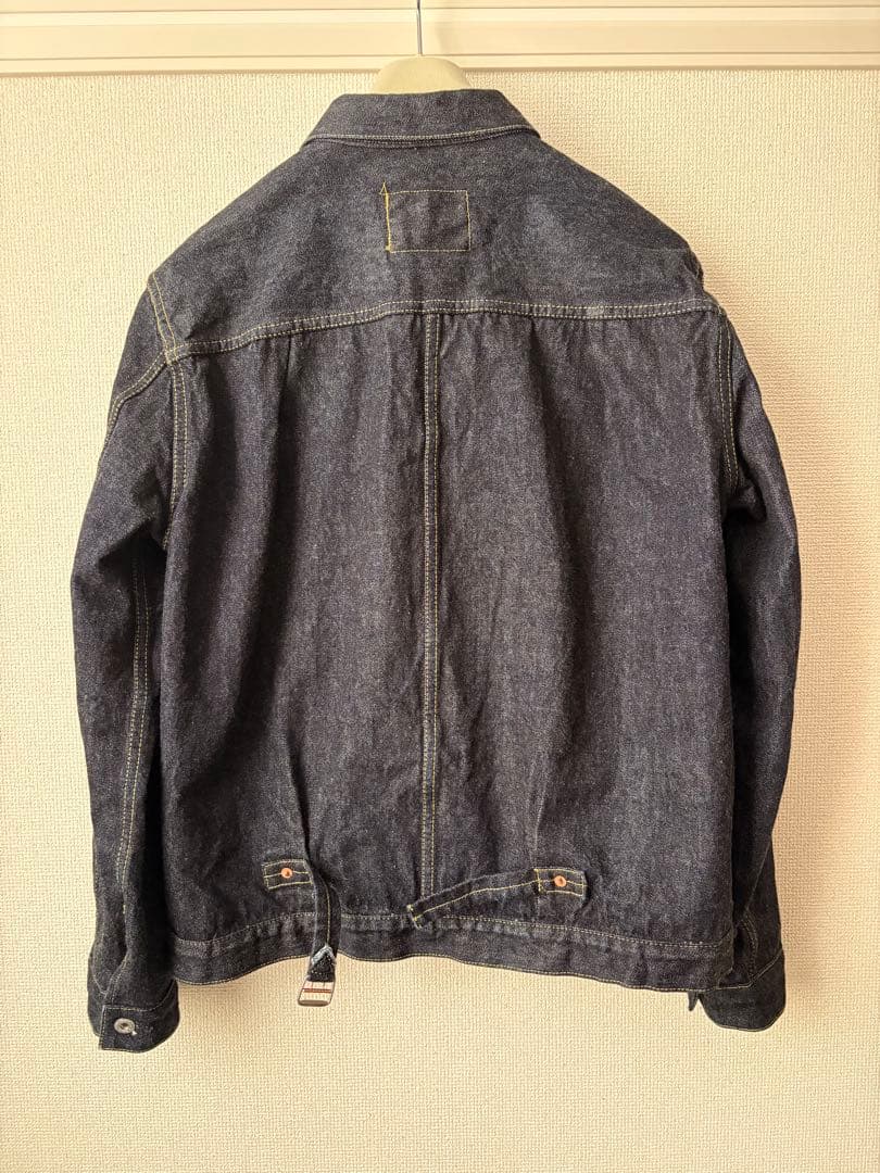 TCBジーンズ　40's大戦モデル　Tバック　デニムジャケット　サイズ44