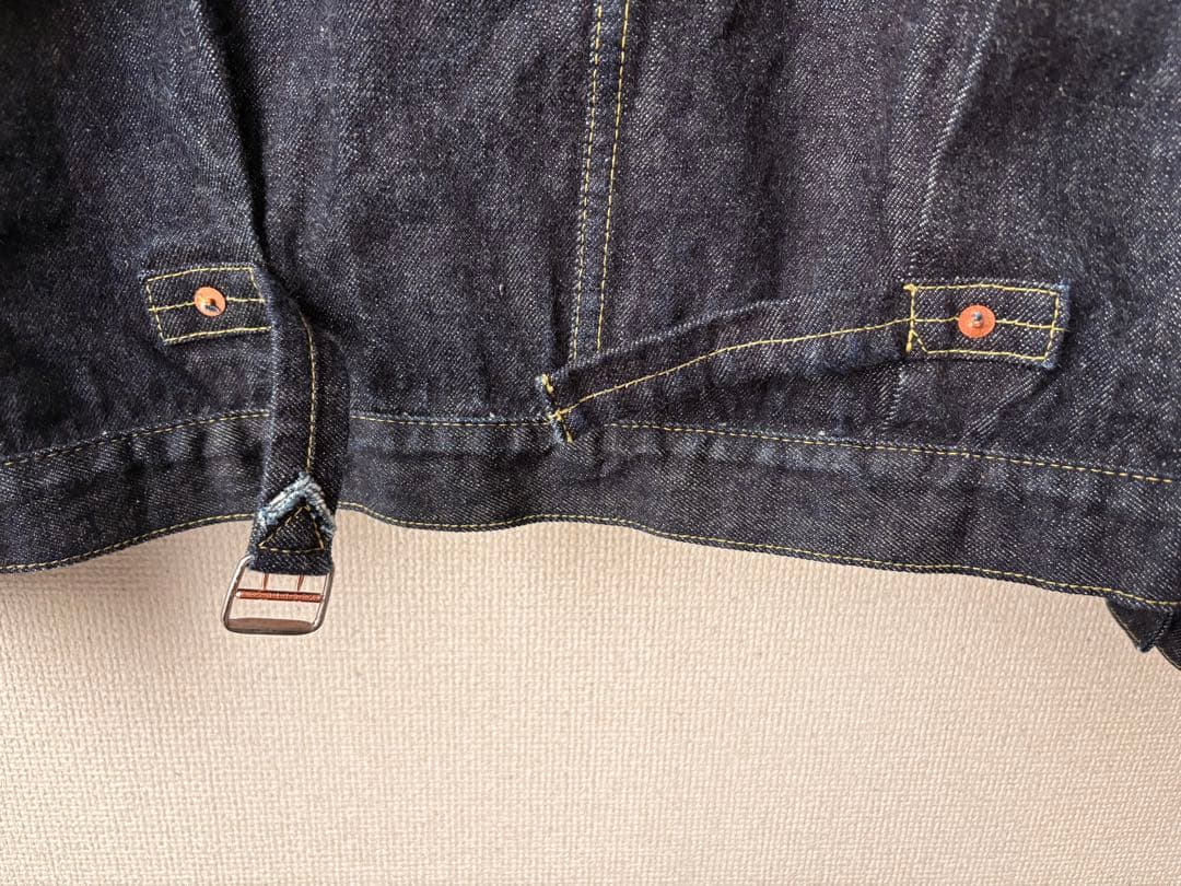 TCBジーンズ　40's大戦モデル　Tバック　デニムジャケット　サイズ44