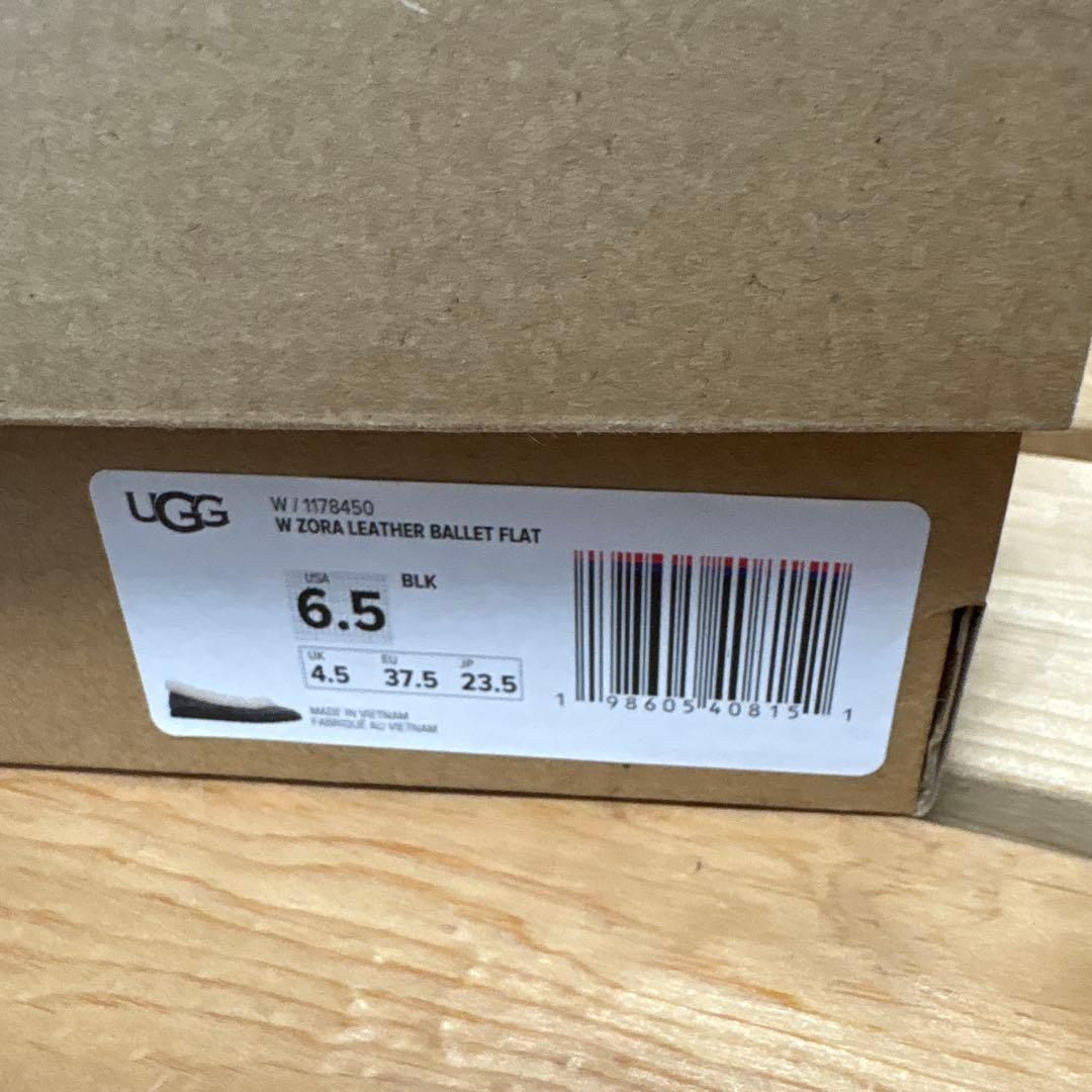 靴 UGG Zora Leather Ballet Flat 23.5