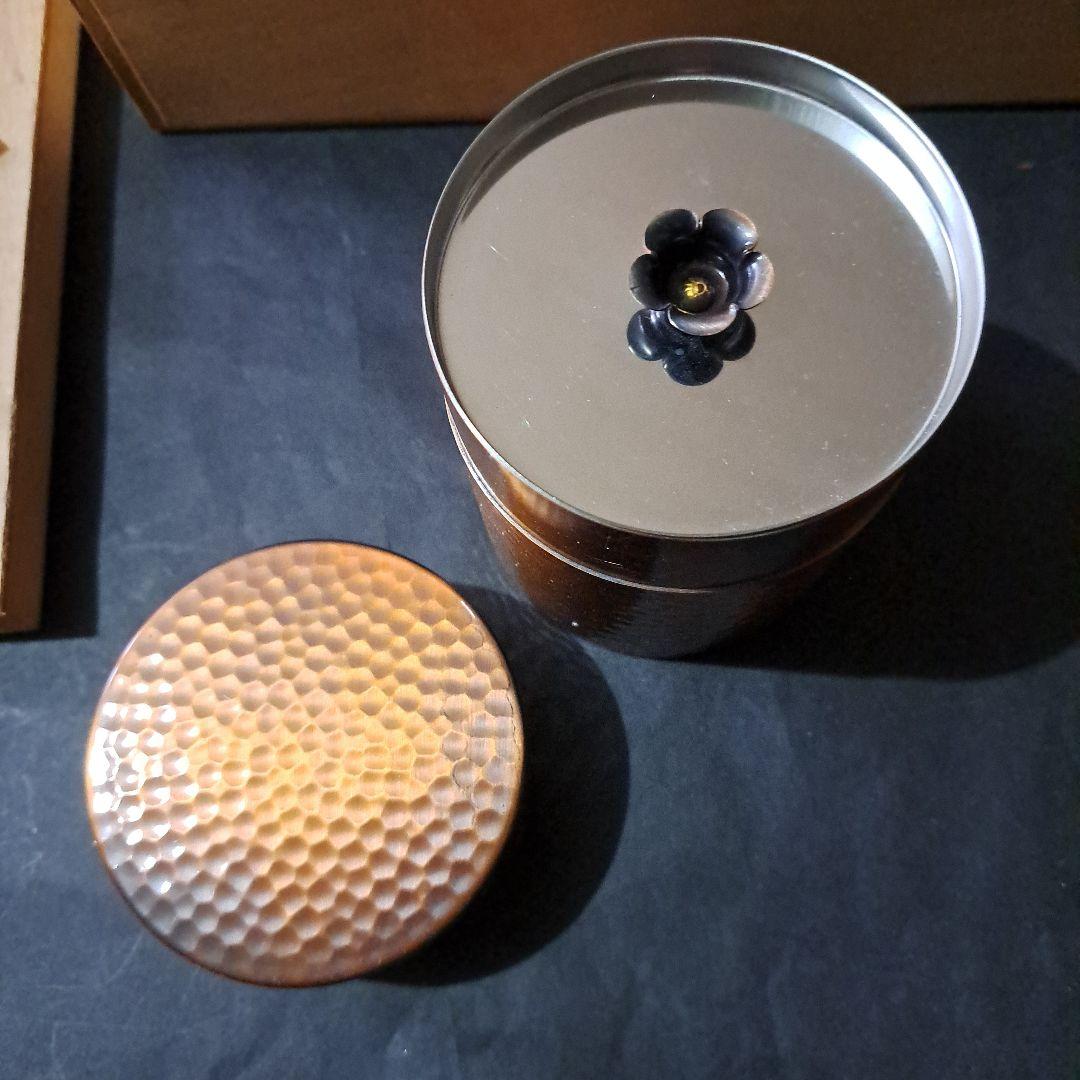 茶器揃　翠玉堂製品　銅製品　瑞煌　共箱付　六点セット　新品　木箱付