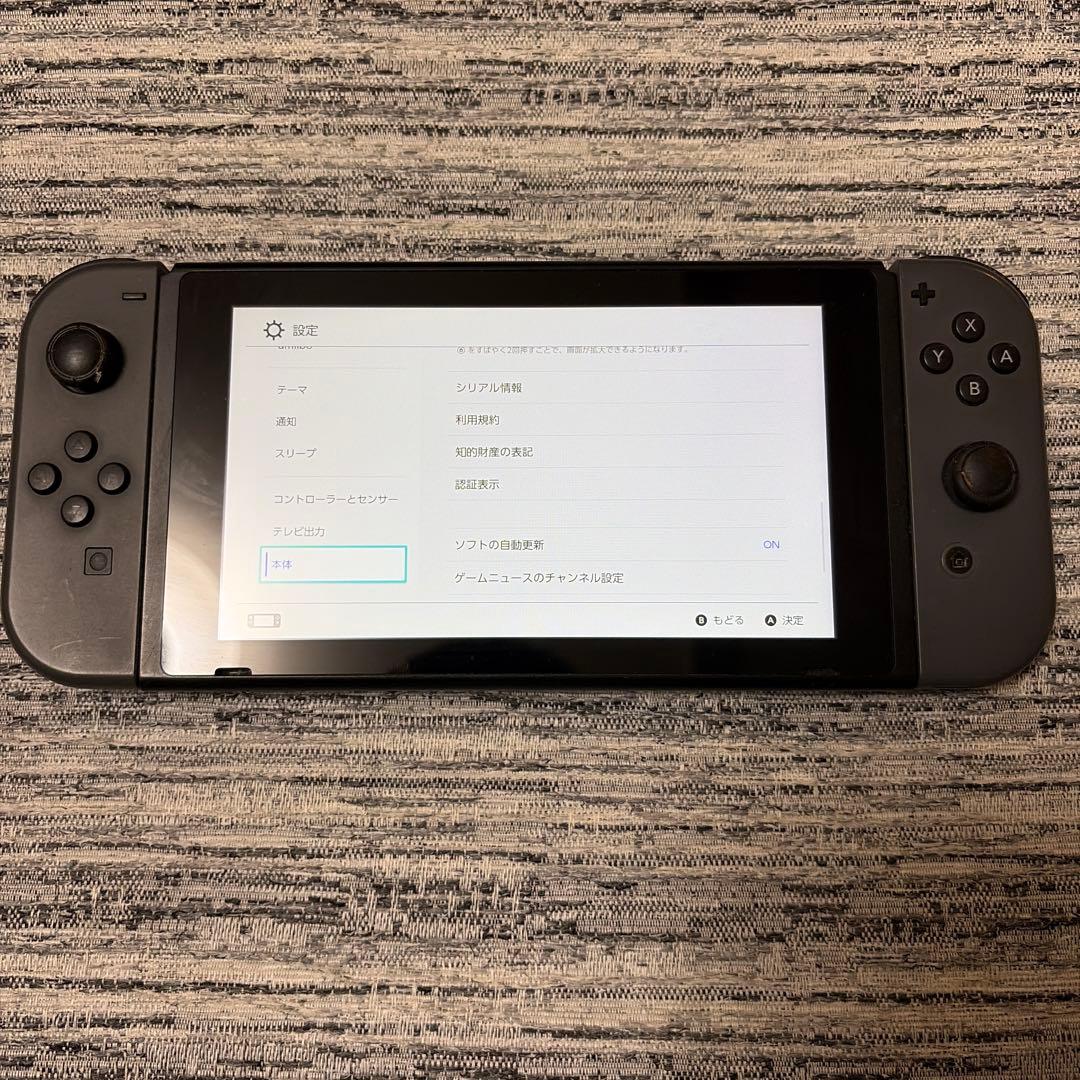 Nintendo Switch グレー 本体のみ