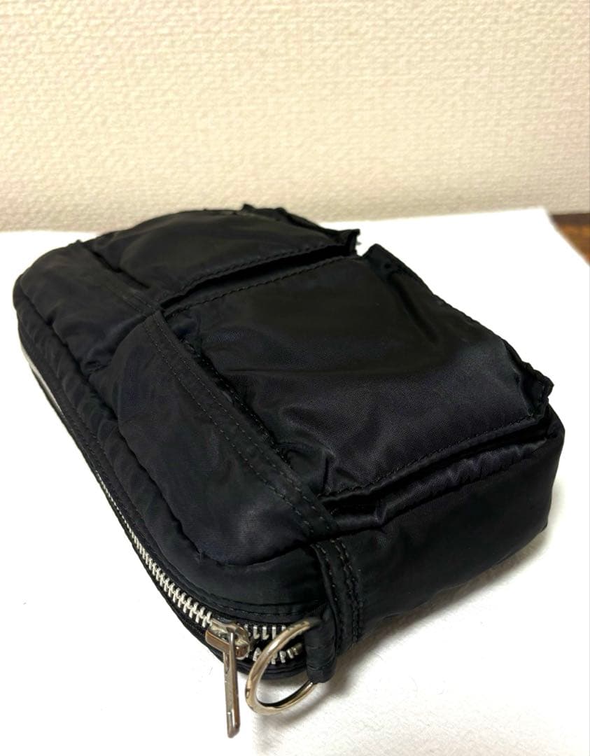 【美品】【2way】ポーター タンカー ミニ ショルダーバック ポーチ ブラック