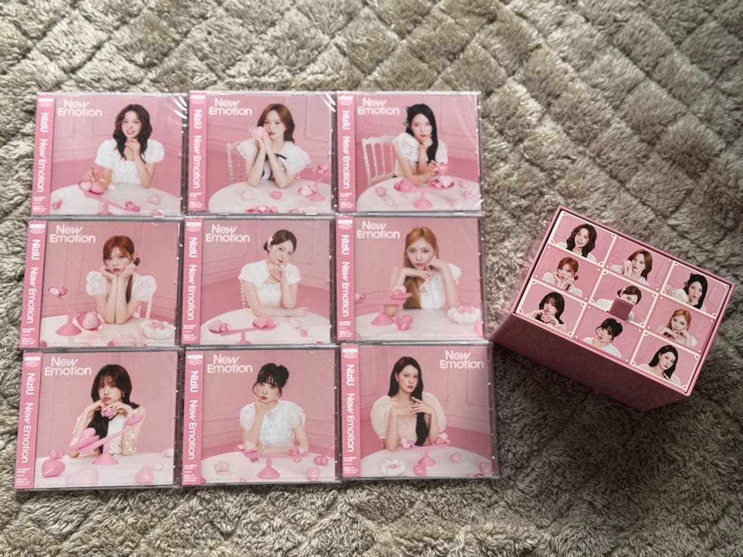 NiziU New Emotion WithU盤 限定ボックス 9形態 コンプ