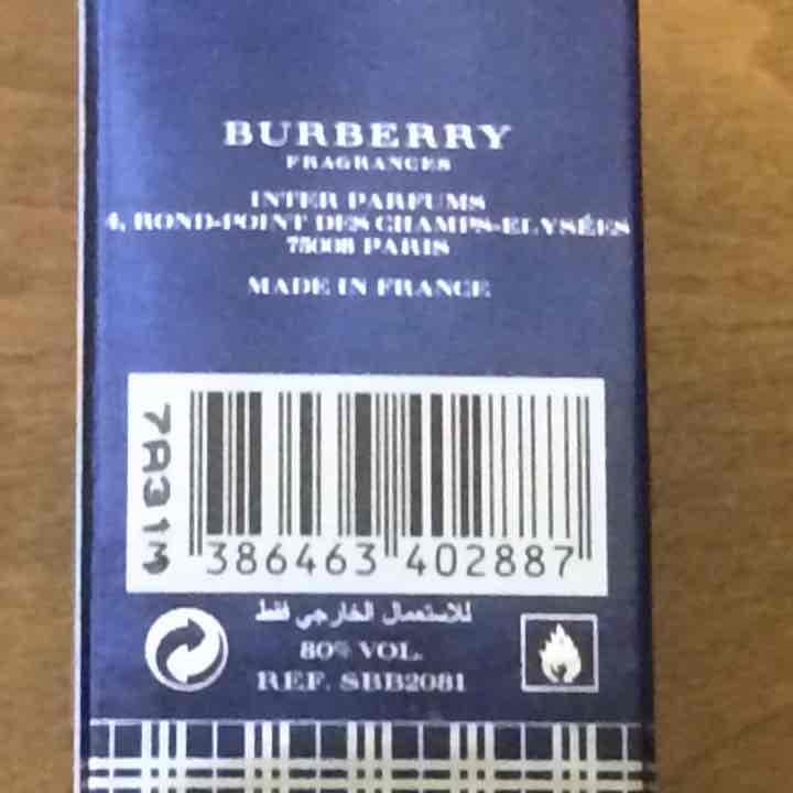 売り切れ☆バーバリー香水☆