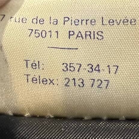 60年代　ヴィンテージ　エアラインバッグ　「UTA」