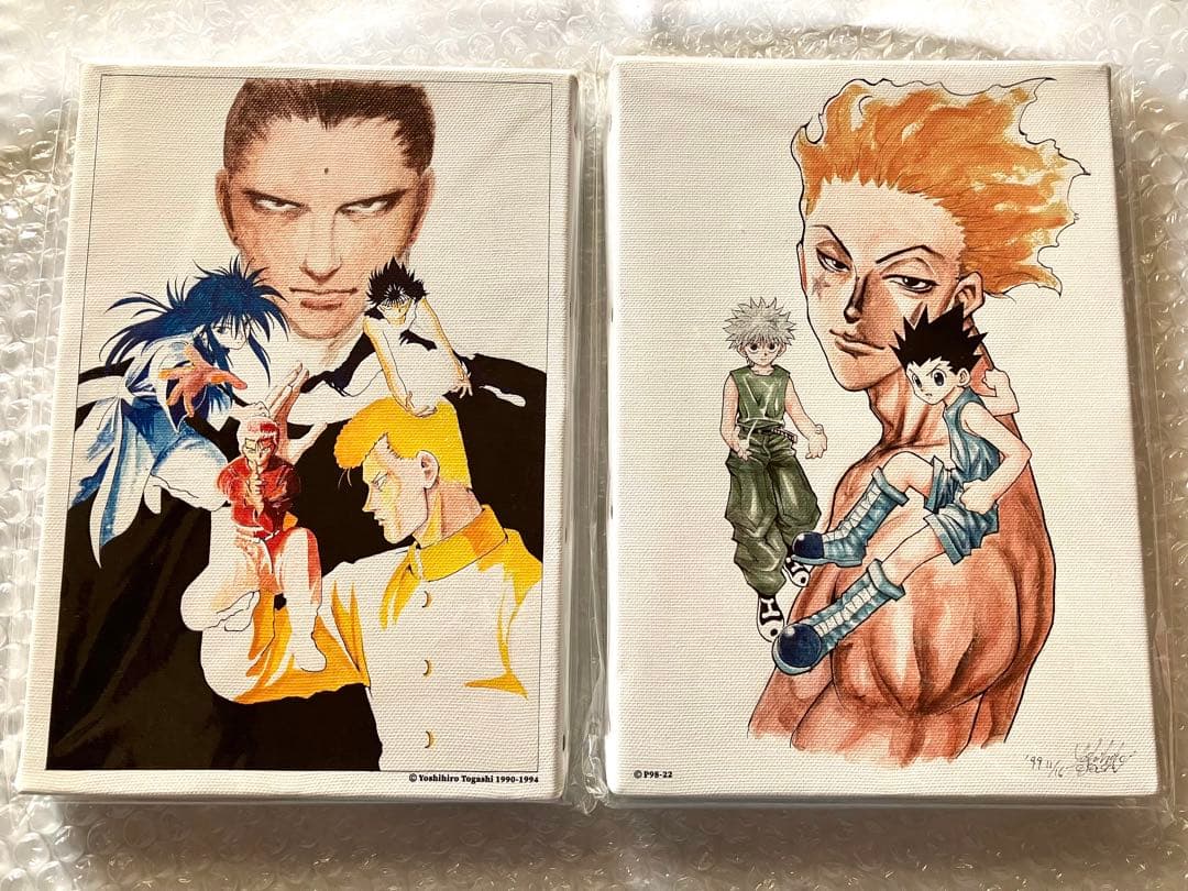 冨樫義博展　アートボード　幽遊白書　HUNTER×HUNTER セット
