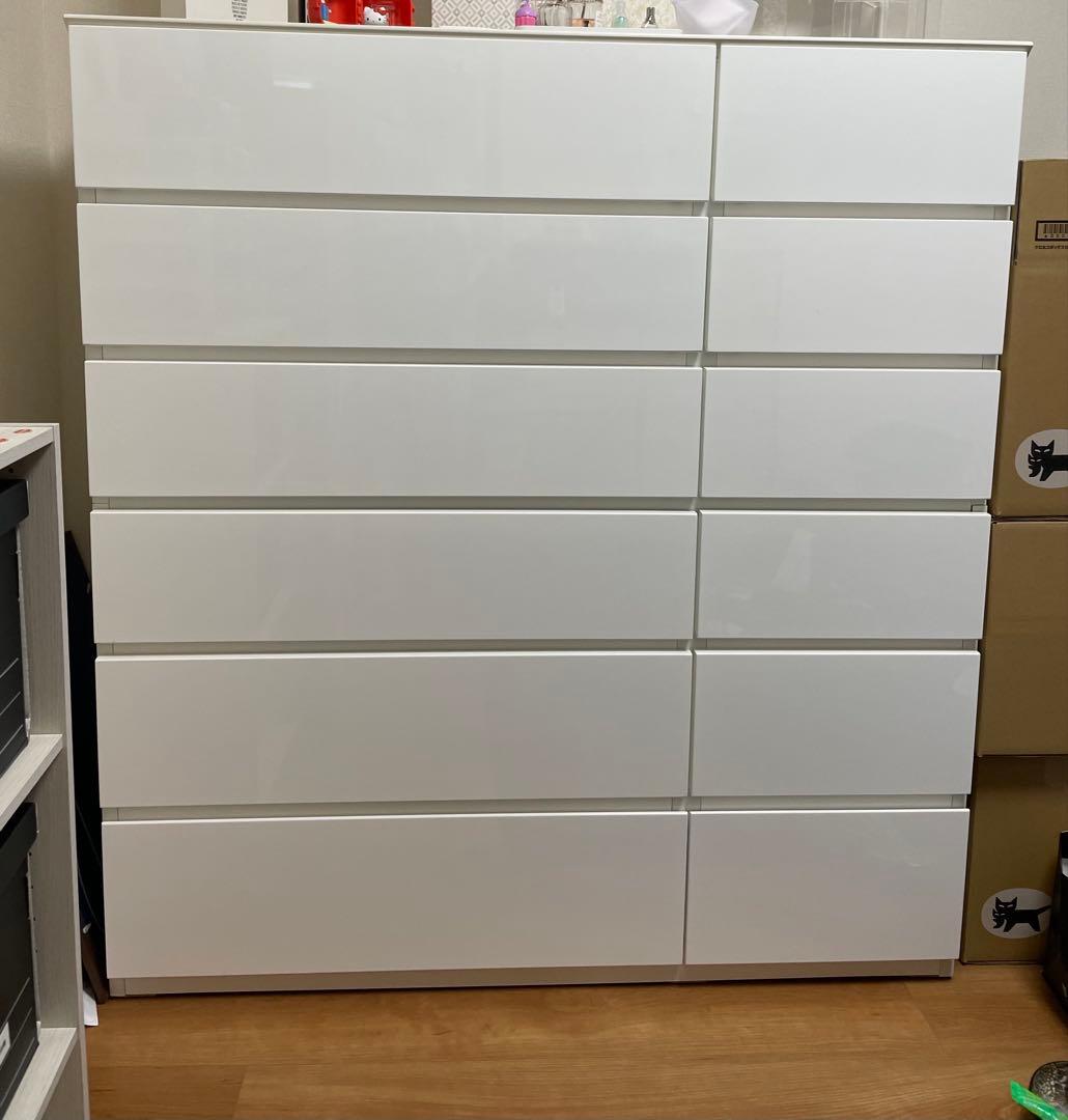 ニトリ ハイチェスト クエス 120-6HC 幅119cm 大容量収納 チェスト