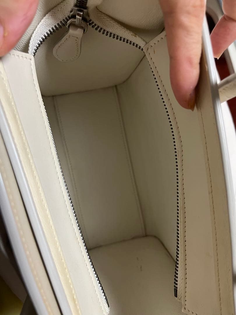 美品　セリーヌ ラゲージ　ナノ　マルチカラーステッチ　ショルダー