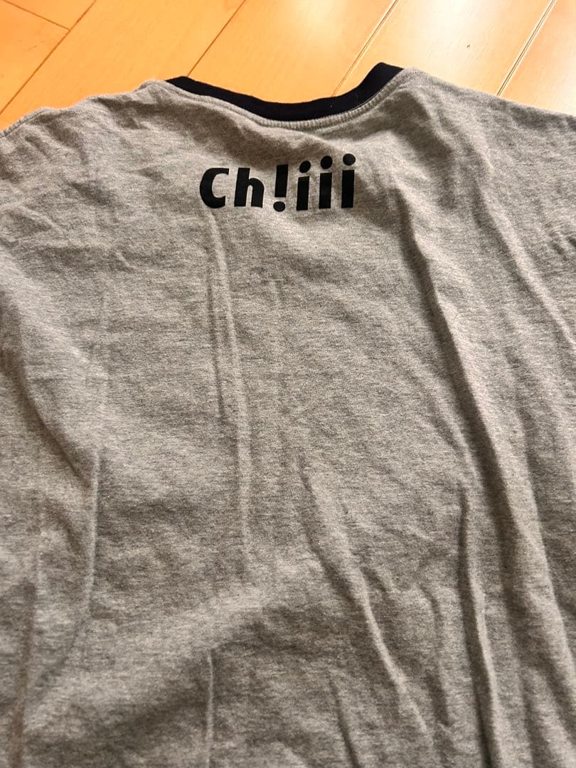 ch!iiibag リンガーTシャツ　グレー