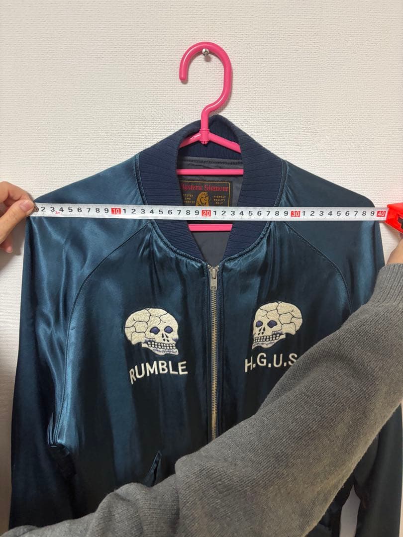 Hysteric Glamour スカルスカジャン ブラック レディースM