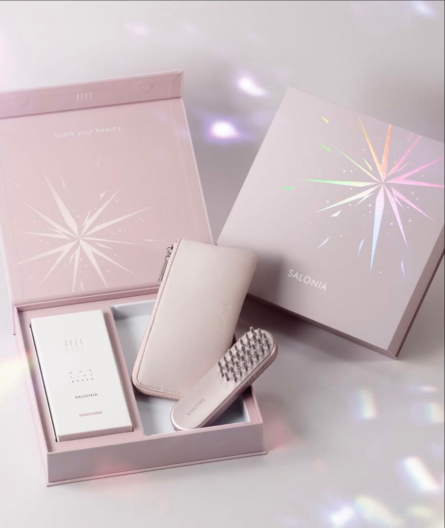 SALONIA サロニア EMSリフトブラシ ピンク ギフトBOX