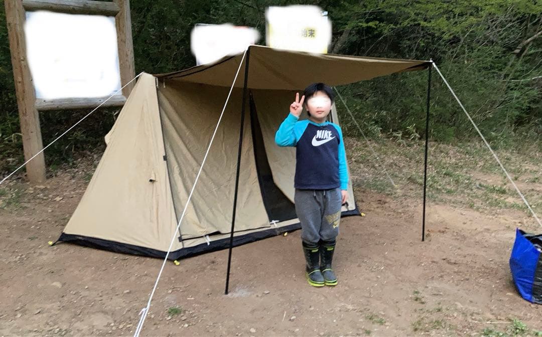 DOD パップフーテント　初代　タン