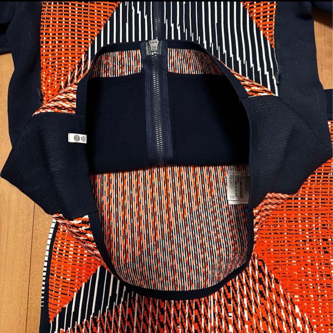 フード付きパーカー　タイトスカート　セットアップ　ニット　秋冬　長袖　セーター