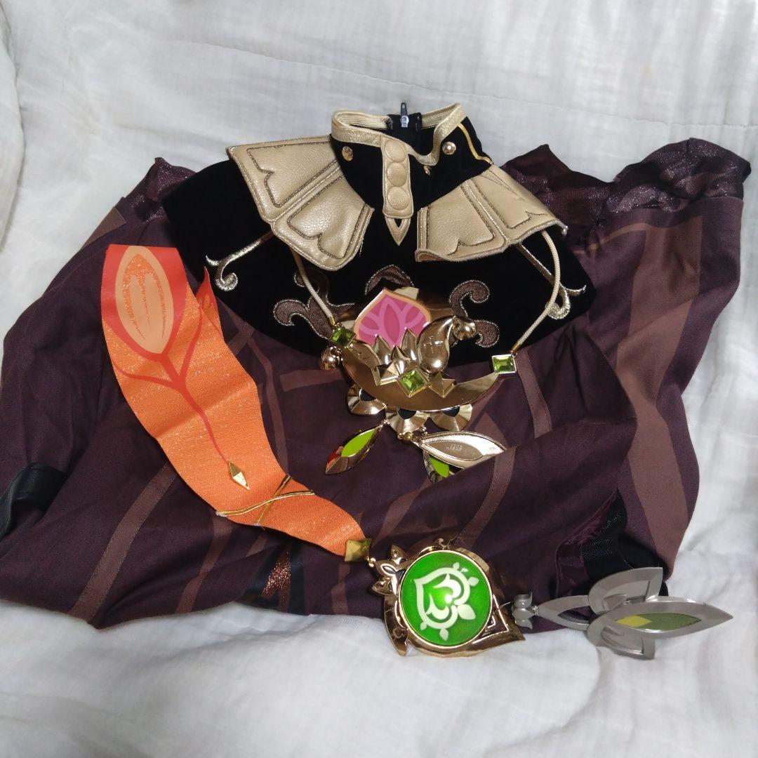 原神　コスプレ　コレイ　スメール　ウィッグ付き　五次元　三部妄想　XL