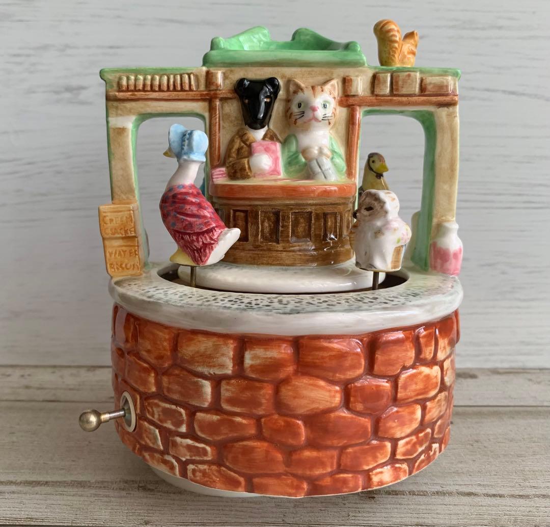 ジンジャーとピクルスのお店 二重回転オルゴール ピーターラビット