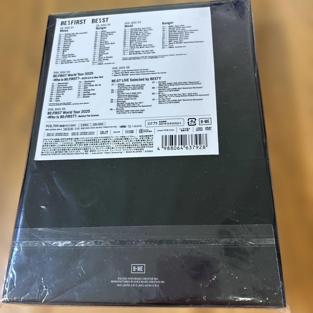 B E:FIRST 限定盤BE:ST(2CD+4DVD) トレカA （全員）