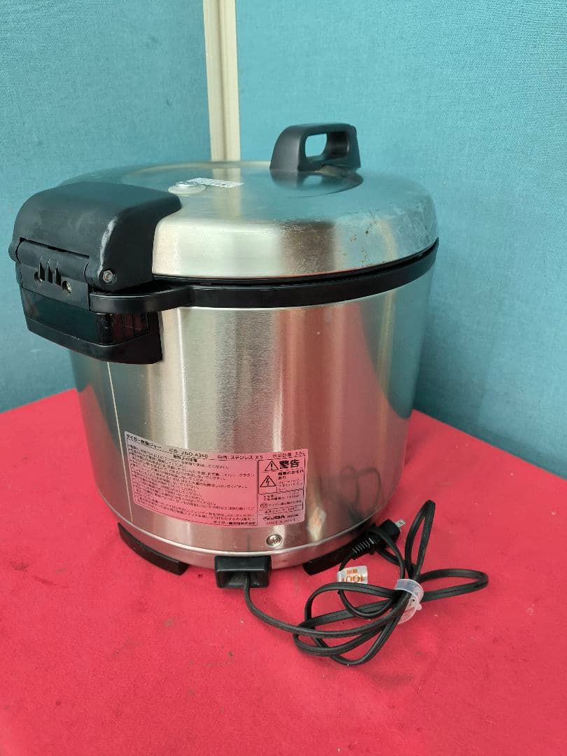 タイガー 業務用炊飯器 2升 ステンレスボディ JNO-A360