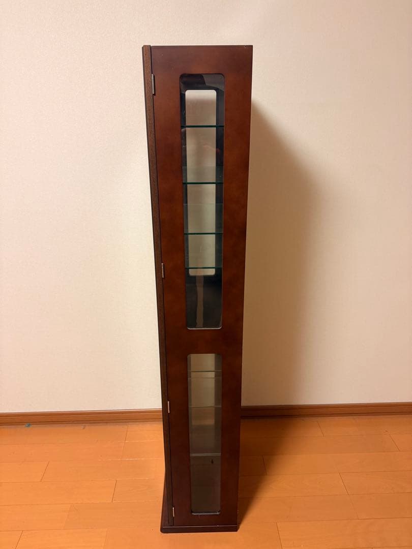 Q3035 塩川光明堂　カルトーネ　コレクションケース　棚　ラック ガラス