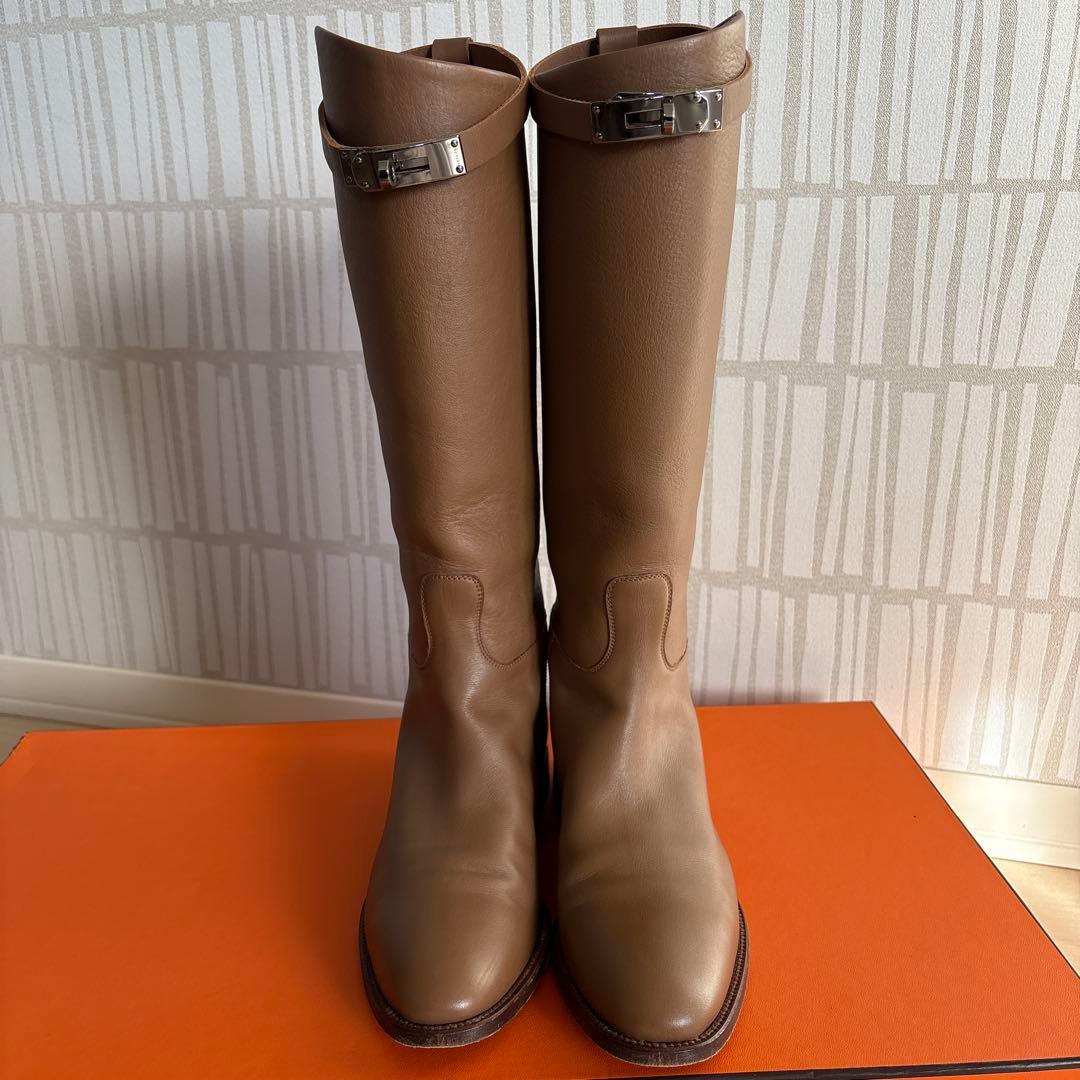 【美品】エルメスジャンピングブーツ