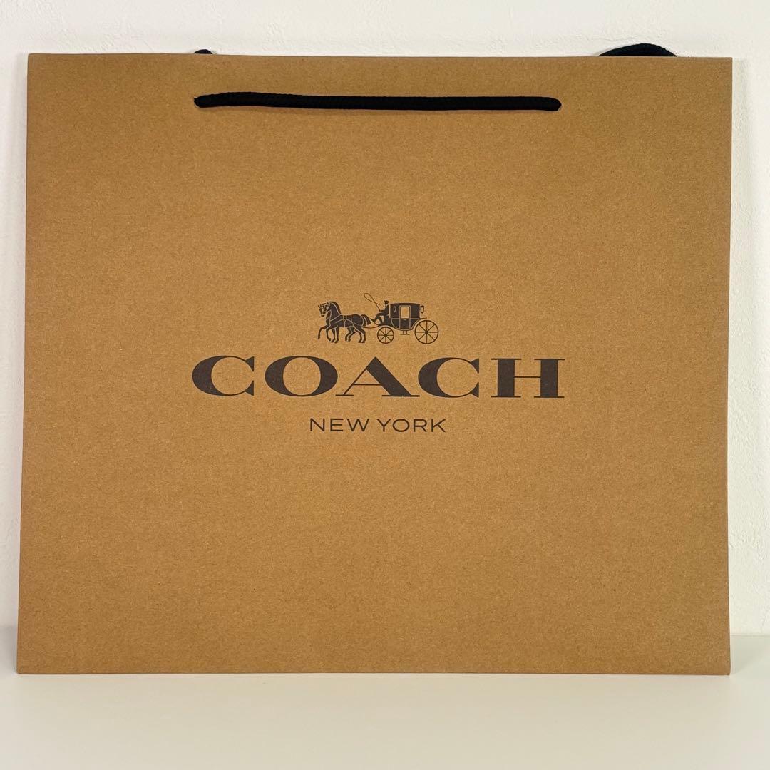 【COACH】 タグ有り チャーター ボディバッグ シグネチャー ベージュ