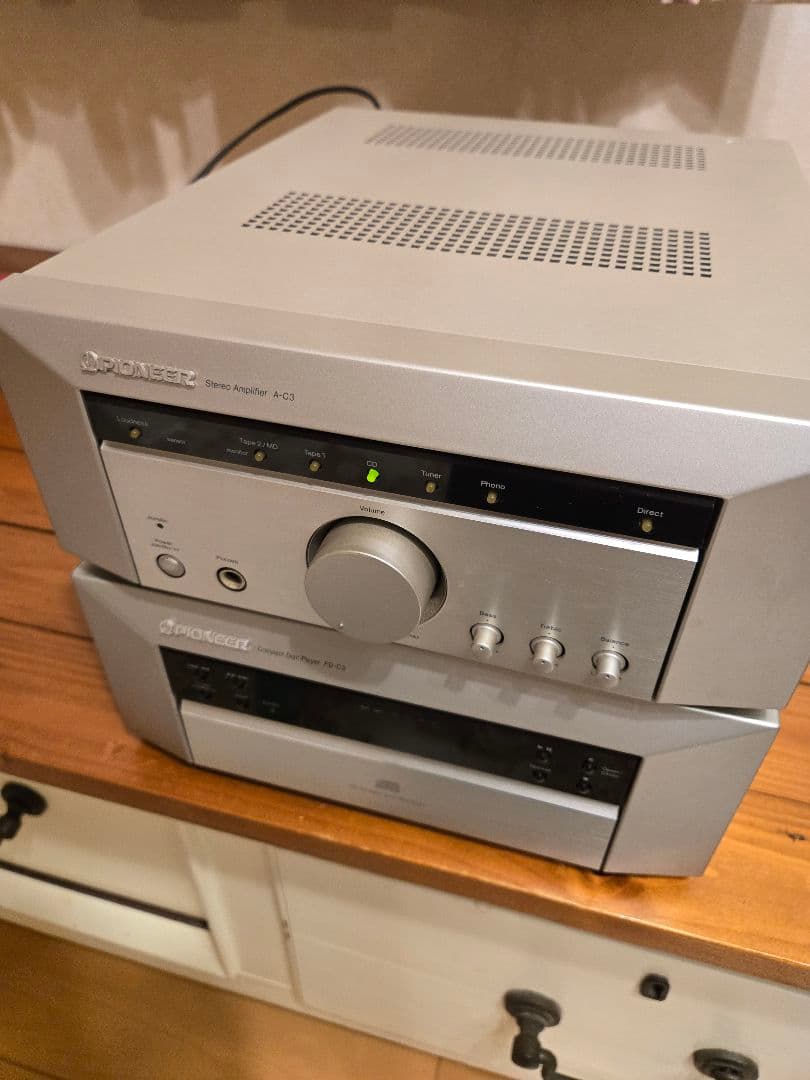 【動作確認済】Pioneer A-C3, PD-C3 シルバー コンポ