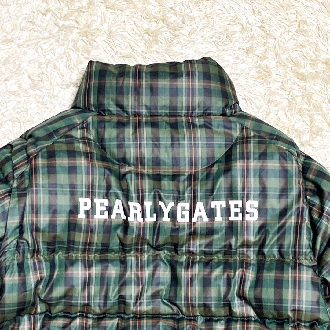 PEARLY GATES ダウンジャケット リバーシブル4way チェック柄