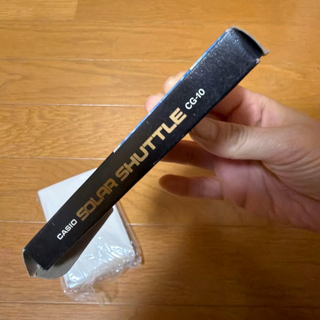 レア　カシオ SOLAR&SHUTTLE CG-10 未使用近い　美品　箱付き
