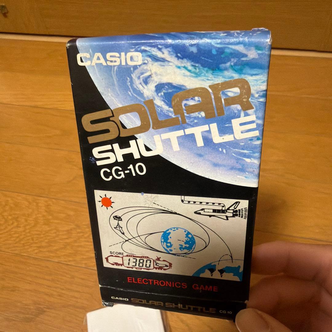 レア　カシオ SOLAR&SHUTTLE CG-10 未使用近い　美品　箱付き